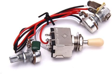 Guitar Circuit Wiring 3 Box Toggle Pickup Selector 3WBT/1V/1T/1J 2-500K Pot - Worldwide