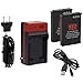 EZOPower EN-EL12 Charger + 2X Batteries + USB Data Cable for Nikon CoolPix S8100 S9100 S6100 P300 AW100 S8200 S6200 S1200pj