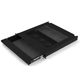 19In Universal 1U Lockable Laptop Tray - Vented
