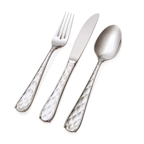 Hampton Argent AFD48L45QV 45Piece Quilted Flatware Set Cheapest