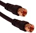 5 Metre Gold Plated F-Type Male to Male Satellite Coaxial Cable by Cable Mountain  from Cable Mountain