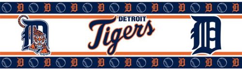 Detroit Tigers Kids Wallpaper Border