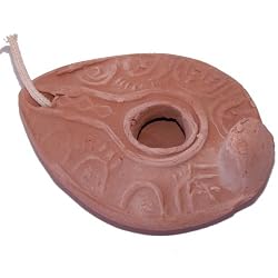 Oil Lamp Pottery from Jerusalem - Jesus time lamp replica