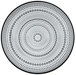 (Set of 4) Iittala Kastehelmi Plate Gray 9.75 x 1 by Iittala Kastehelmi
