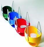 Highback Full Bucket With Chains and Hooks, Yellow