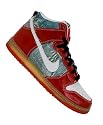 Nike Dunk High Premium SB silver / white
