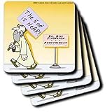 Londons Times Funny Medicine Cartoons - Proctology Marketing - Coasters