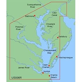 Garmin Charts 010-C0341-00 Bluechart XUS006R Chesapeake - Micro SD Card