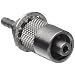 Male Luer Lock to Bulkhead Adapt 1/4-32 Stainless Steel 303 Tube ID 3/32" .105" Barb OD