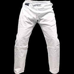 Judo / Jiu-Jitsu / Aikido Gi Shock Wave Pants - Drawstring Waist, White