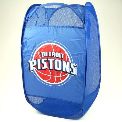 Buy DETROIT PISTONS OFFICIAL LOGO POP-UP PORTABLE HAMPER by Forever Collectibles