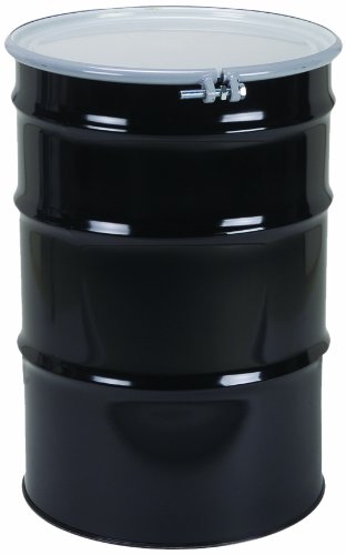 SKOLNIK Carbon Steel Open Head Drum, 55 gallons, Bolt Ring, 1.2mm Body Gauge (Pack of 1) On Sale