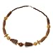 Ria's Choice Wood Beaded Long Collar Necklace