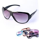 Modern Plastic Frame Aviator Style Sunglass-6555 by