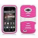 AIMO Rugged Wave Armor Case w/ Built-in Kickstand for ZTE Reef N810 [Virgin Mobile]
