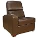 Bell'O HTS101BN Left-Arm Reclining Chair (Brown)
