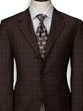 Brown/Blue Windowpane Sportcoat