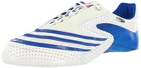 Adidas Men's F50.8 Tunit CC Upper Soccer Shoe White/Royal (10.5)