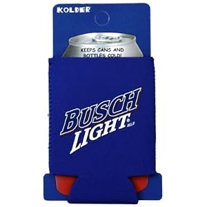 Busch Light Beer Can Kaddy Koozie Huggie Cooler by 