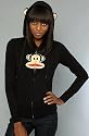Paul Frank The Julius Ears Hoody in Black hood ,Sweatshirts for Women
