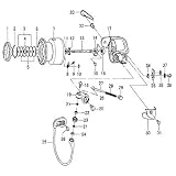 �_�C��(Daiwa) �J���f�B�A 2500 �p�[�c:�N���b�N(���iNo.008) 119:029