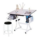 CNV Craft/Hobby/Drawing Table with Padded Stool