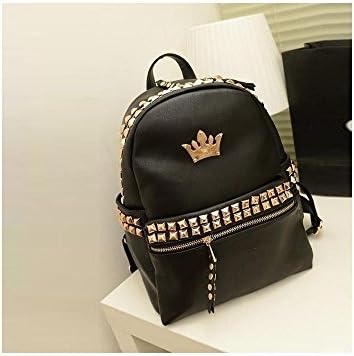 New Women Rivet Travel Satchel Shoulder Bag Backpack School Rucksack Excellent