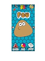 Art Experience Toalla de Playa Pou Big Azul Azul 70 x 140