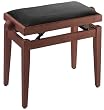 Stagg Piano Bench - Dark Wild Cherry and Black Velvet