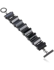 Vince Camuto Matte Black Link Bracelet, 8"