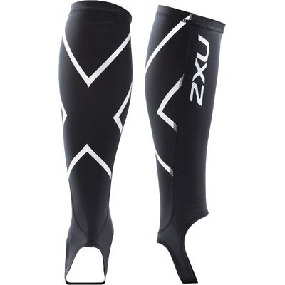 2XU【UA1240e】 ハイパフォーマンスコンプレッションカルフガードストラップ ブラック M
