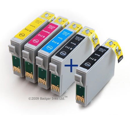 T0715 / T0711 (TO715 / TO711) - 5 COMPATIBLE 