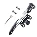 WOTOW Mini Double Inlet Bike Pump Fits Presta and Schrader Road Mountain BMX Bike Tire Gift Repair Kit