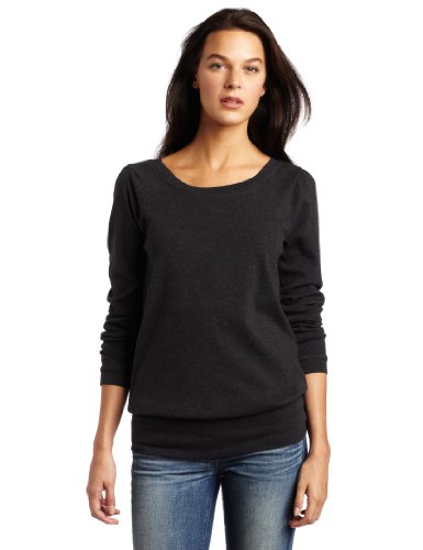 Three Dots Long-Sleeve Crew Neck Sweater