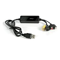 StarTech SVID2USB2 USB S-Video and Composite Video Capture Cable with Audio TV Tuners and Video Capture
