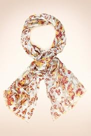 Indigo Collection Floral Lightweight Scarf [T01-5342I-S]