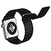 Apple Watch Band, JETech 38mm Genuine Leather Loop with Magnet Lock Strap Replacement Band for Apple Watch 38mm All Models No Buckle Needed (Black) - 2190