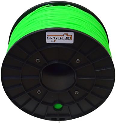 Spool3d 1.75mm Green PLA Filament 1kg (2.2lbs) spool for Reprap, Makerbot, Afinia & UP! 3D Printer