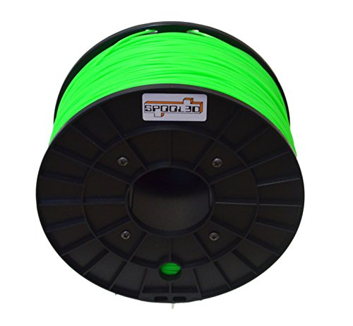 Spool3d 1.75mm Green PLA Filament 1kg (2.2lbs) spool for Reprap, Makerbot, Afinia & UP! 3D Printer