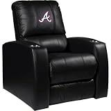Home Theater Recliner with MLB Atlanta Braves Secondary Panel