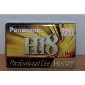 Panasonic Hi8 8mm CAMCORDER VIDEO TAPE 120 min by Panasonic