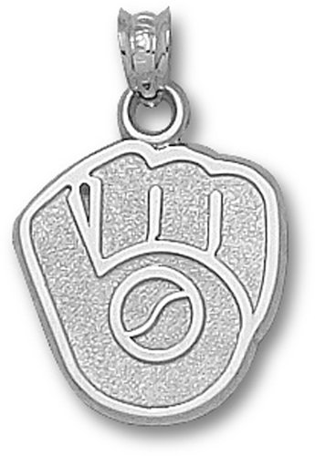 Milwaukee Brewers Glove Pendant - MLB Jewelry