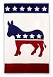 Democratic Party Garden Size Flag