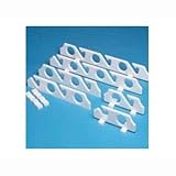 AFI 65612 Fishing Rod 2-Piece Storage Rack with Mounting Boards and Hardware (4-Rod, White Poly) by AFI