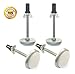 Metal Threaded Steel Bed Glides, 5