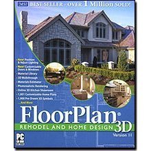 Click here to buy 3D FloorPlan Version 11 Floor Plan Home Remodel Design Software XP Vista.