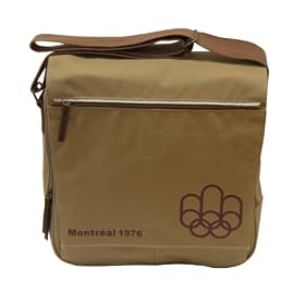 London 2012 - Besace en toile avec logo Montr�al 1976 - Khaki/marron - 14 l
