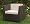 TRESCO  BROWN OUTDOOR ALL WEATHER SYNTHETIC RATTAN FURNITURE SET