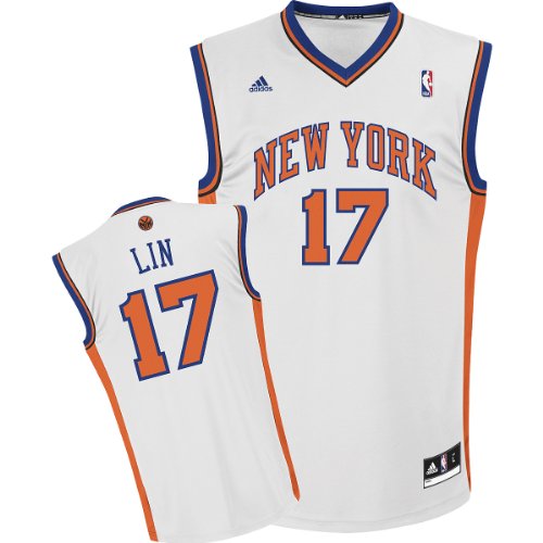 Adidas New York Knicks Jeremy Lin Revolution 30 Replica Home Jersey Xx Large