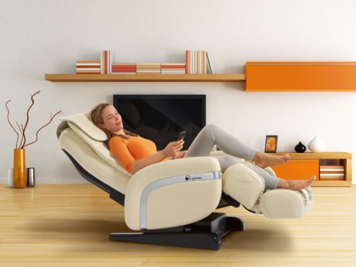 ReMass CM-136 Massagesessel inkl. Fernbedienung und Heizung in beige